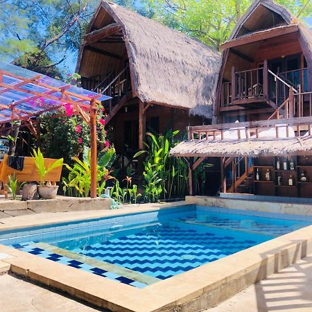 Deep House Bungalows Quần đảo Gili Ngoại thất bức ảnh