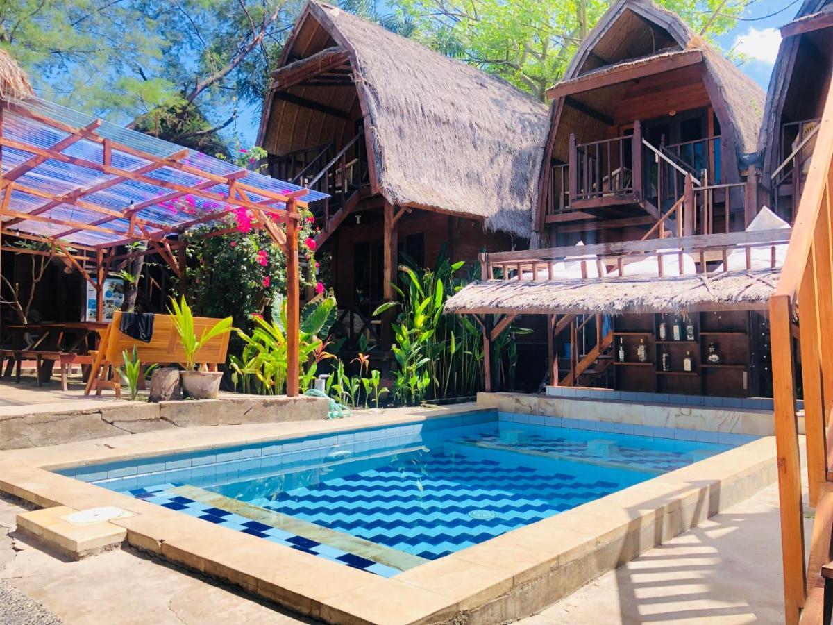 Deep House Bungalows Quần đảo Gili Ngoại thất bức ảnh